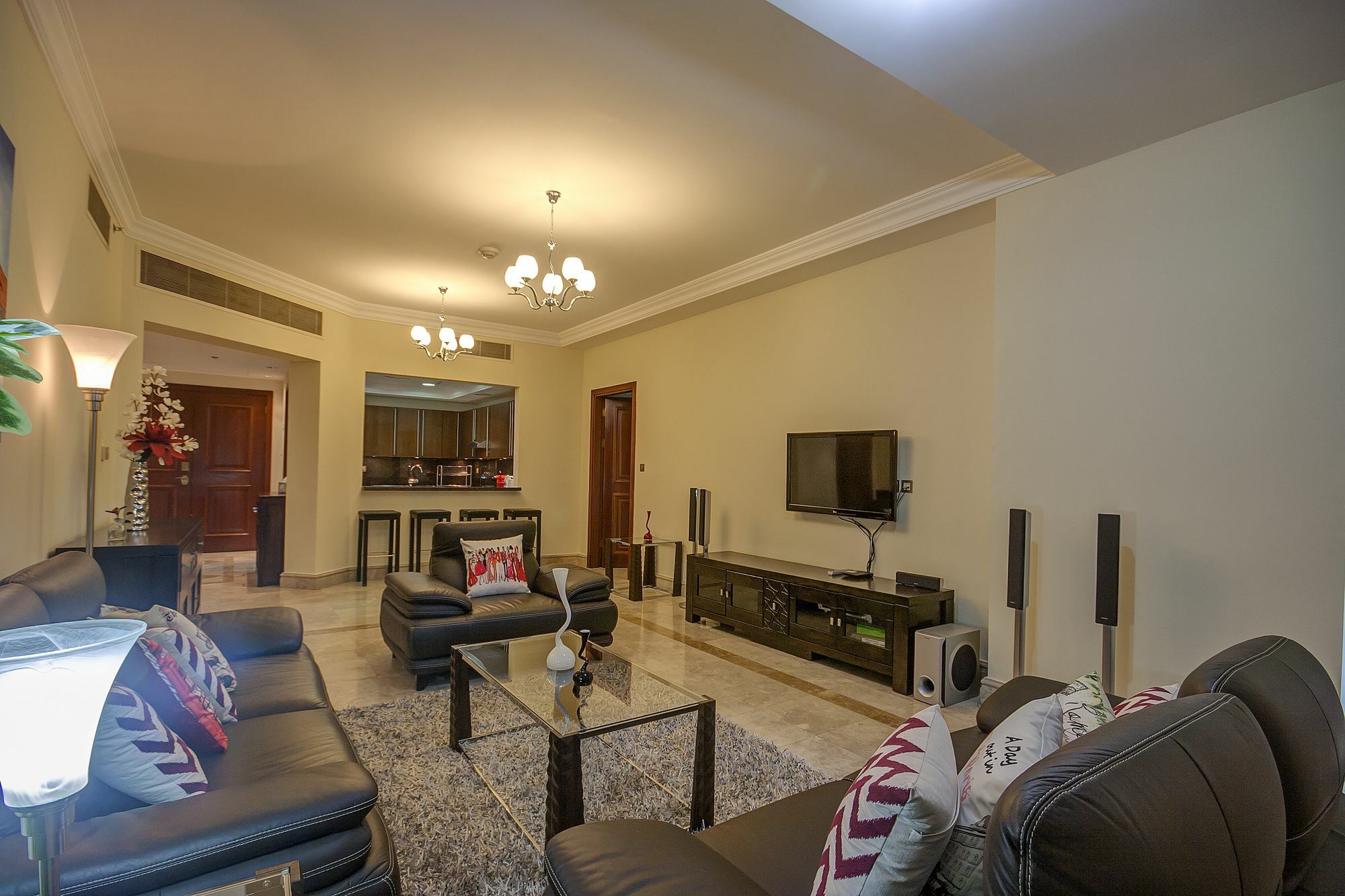 Beachfront Two Bedrooms On Palm Jumeirah By Deluxe Holiday Homes Dubai Bagian luar foto
